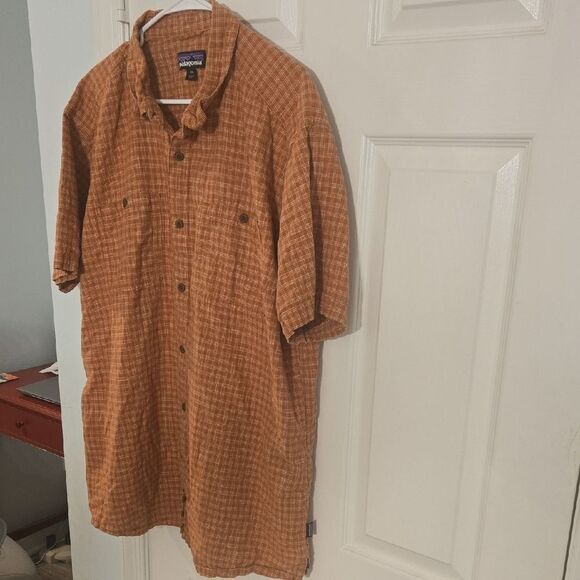 Men's Brown Checkered Shirt - Picture 4 of 7